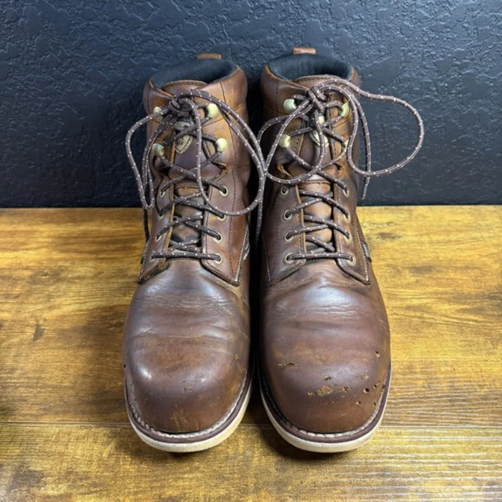 Irish Setter Ashby 83622 Brown Leather UltraDry Waterproof Work Boots Mens 12 E2